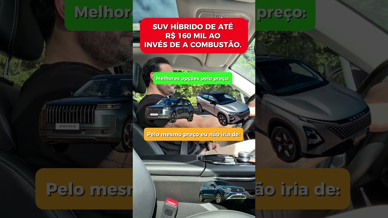 SUV HÍBRIDO DE ATÉ R$ 160 MIL 🚨