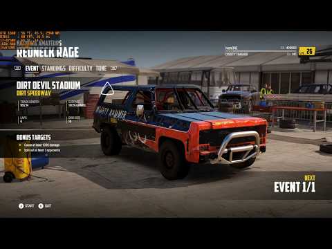 Wreckfest Walkthrough Part 26 - "National Amateurs - Redneck Rage"
