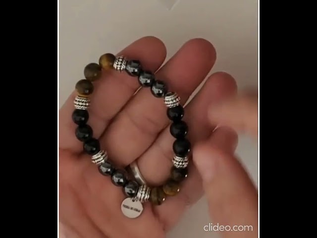 Vídeo relacionado con JEYORZY Pulsera de Triple Protección, Pulsera Ajustable de Cuentas de Hematita, Ojo de Tigre, Obsidiana Negra,amuletos piedras naturales, Piedras Naturales para Mujer y Hombre