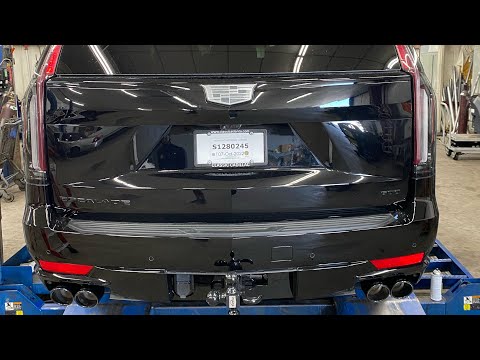 Borla Atak Exhaust on 2022 Cadillac Escalade Sport Platinum ESV 6.2L V8
