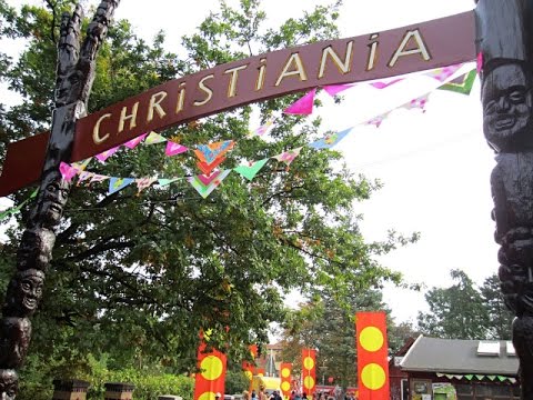 Freistaat Christiania in Kopenhagen