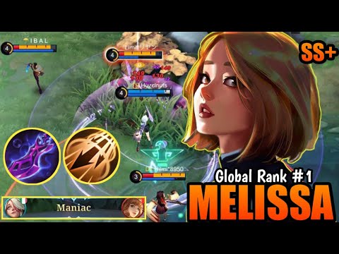 MANIAC! MELISSA MARKSMAN TIER SS+ BUILD 2022! ~ Mobile Legend Bang Bang
