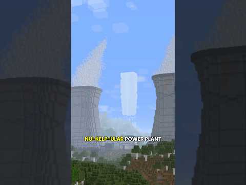 I Build a Nuclear Power Plant! #minecraft #minecraftbuilding #minecraftshorts #gaming