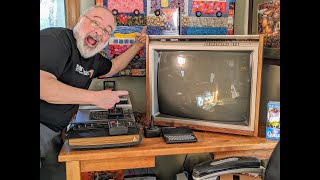 Retro Gaming CRT Television Goodness - Atari 2600 - Magnavox Odyssey 2 - Timex Sinclair ZX Spectrum