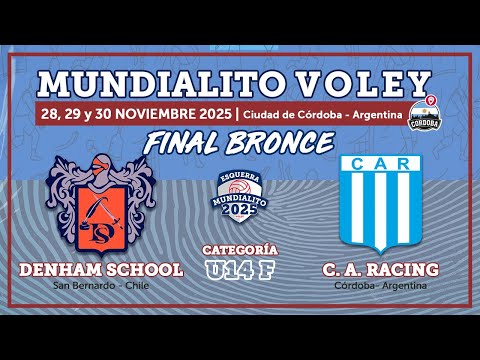U14F - FINAL BRONCE - Denham School (Chile) vs Racing (Cordoba)