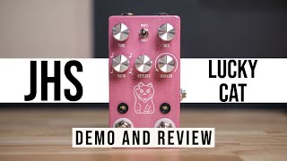 Video thumbnail for JHS Lucky Cat Tape/Digital Delay Pedal Demo and Review by The Gear Cage