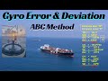 Calculate Gyro Error And Compass Deviation Step By Step Guide With The ABC Method