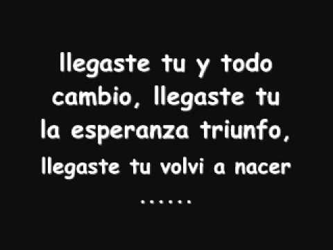 jesse y joy llegaste tu letra