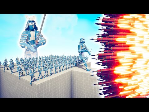 100x ARMY ICE SAMURAI + 1x GIANT vs EVERY GOD - TABS | Totally Accurate Battle Simulator 2025