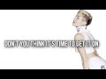 Miley Cyrus - #GetItRight (Video Lyrics)