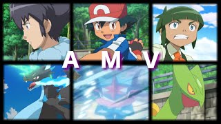 Pokemon XYZ Ash Vs Alain/Shota AMV Fall out Boy (Greninja, Charizard X, Sceptile)