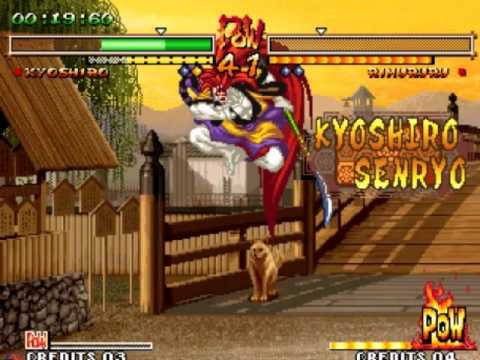 Samurai Shodown V Special Senryo Kyoshiro VS Rimururu