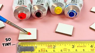 I Painted on the TINIEST Canvases I've Ever Seen: Was it worth the effort?