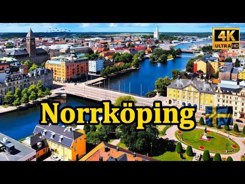 Norrköping, das Manchester Schwedens，Walking Tours，4K
