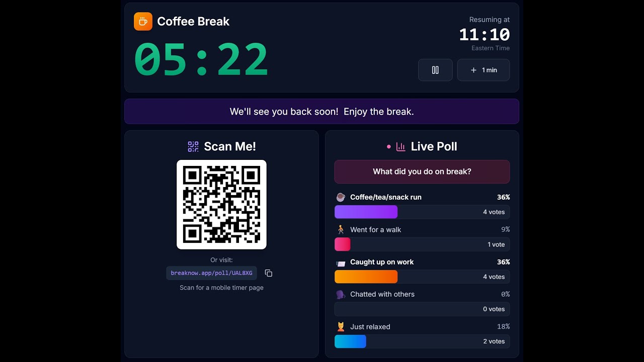 BreakNow video preview