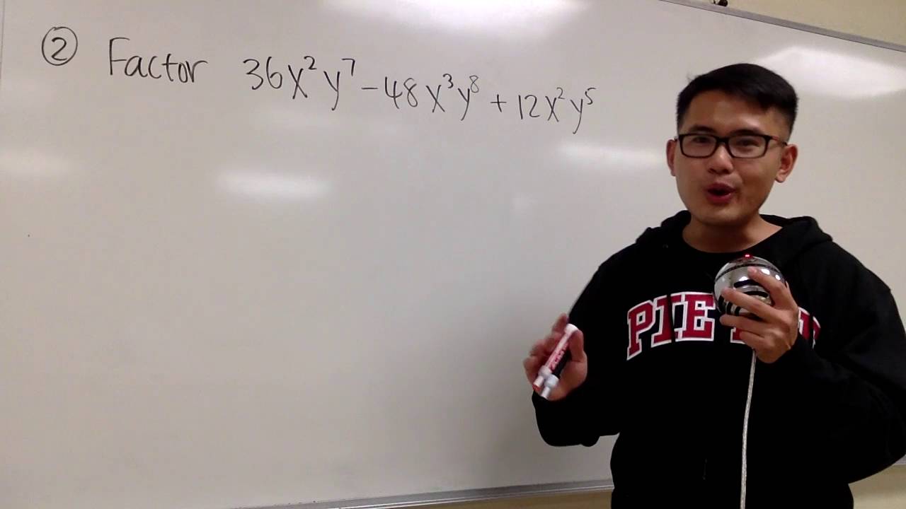 Factor completely Q1 to Q2, greatest common factor