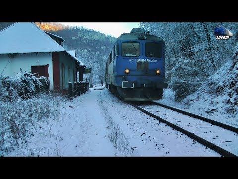 060-DA1 62-0891-7 & R3074 Oradea-Cluj Napoca in Defileul Crișului Repede Canyon - 08 January 2020