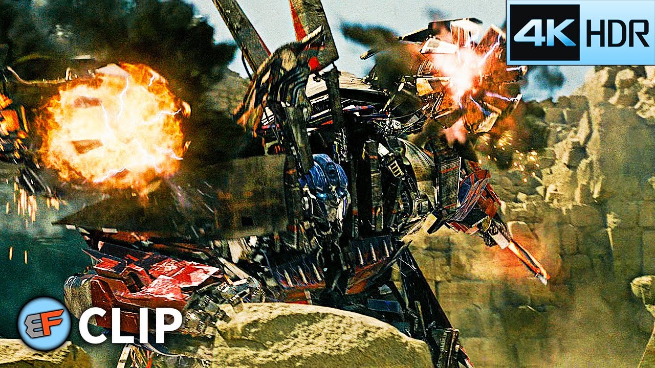 Optimus Prime vs Megatron & The Fallen | Transformers Revenge of the Fallen (2009) 4K HDR Movie Clip