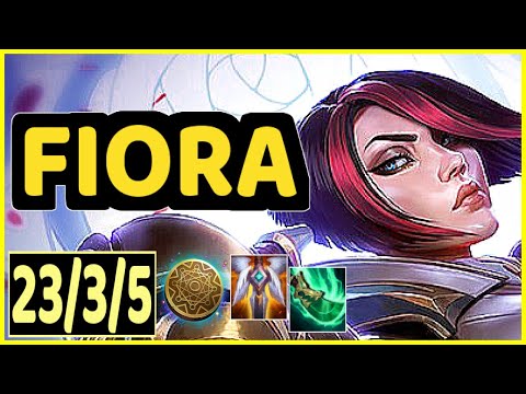 DHOKLA (FIORA) - 23/3/5 KDA TOP GAMEPLAY - NA Ranked PLATINUM