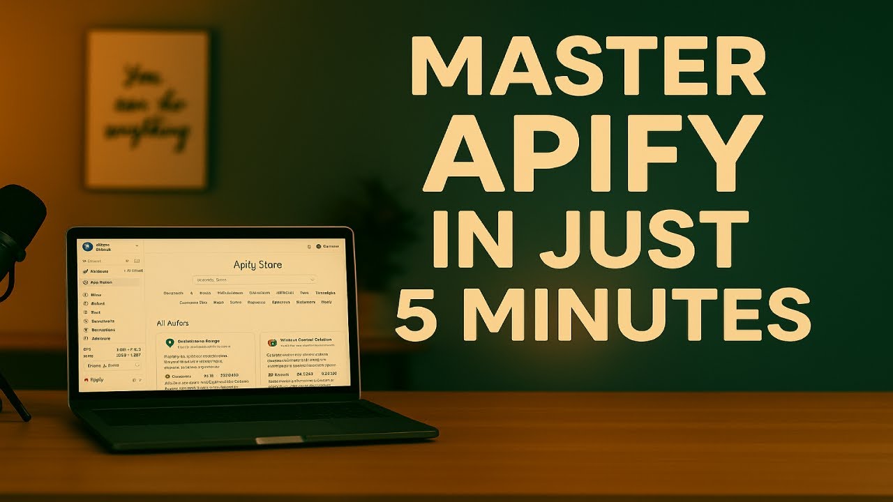 Master Apify in 5 Minutes — Actors, Free Credits & Real Use Cases