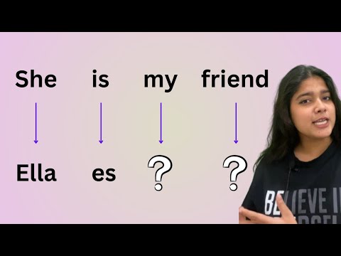 How to create basic sentences in SPANISH easily! #learn #language #youtube