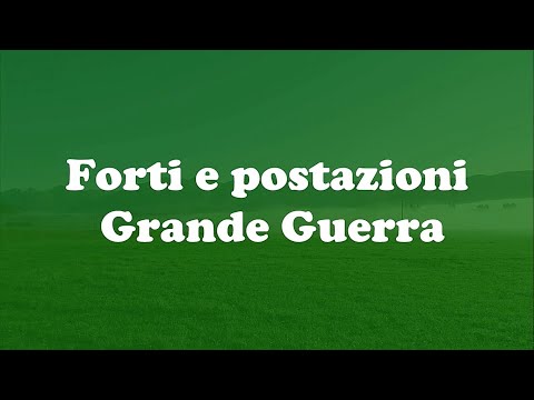 Forti e postazioni Grande Guerra - Monti Verena, Enna e Palon, Collalto e Strada delle 52 gallerie