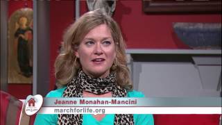 AT HOME with Jim & Joy - 2015-1-8- Jeanne Monahan - March for Life 2015