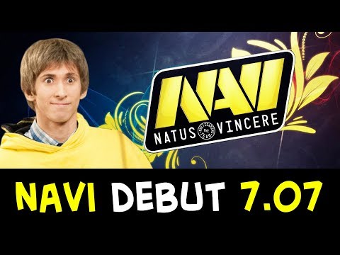 NaVi debut in 7.07 — new patch, new picks