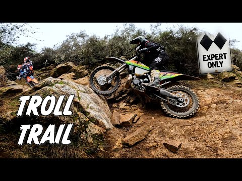 Riding Troll Trail's Most Difficult Section - Hollister Hills