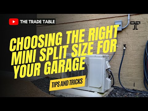 What Size Mini Split For Garage