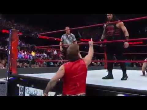 WWE RAW ROMAN REIGNS VS KEVIN OWENS UNITED STATES CHAMPIONSHIP:MATCH PT-BR