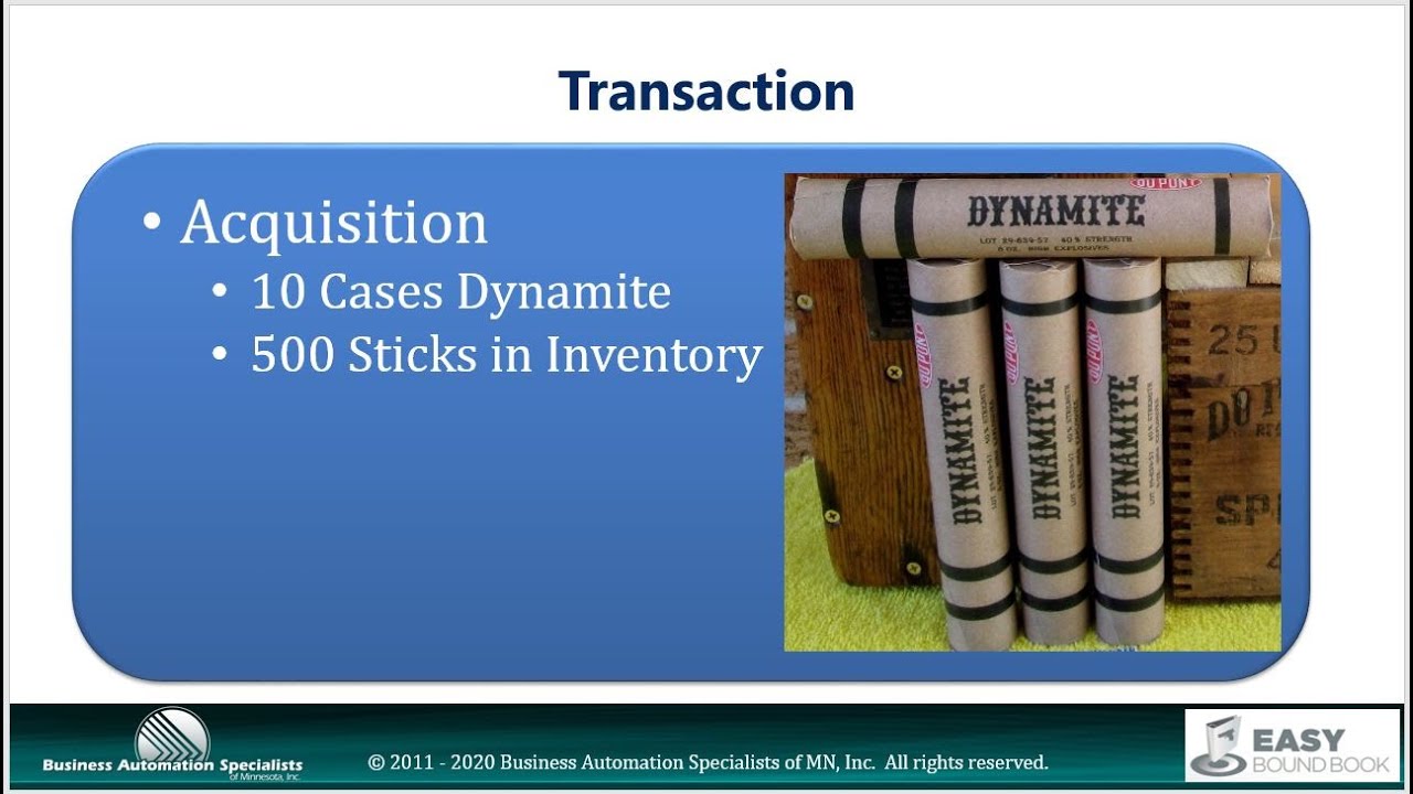 Easy Bound Book Explosives Acquisition Record Keeping