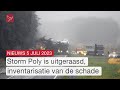 Storm Poly trekt over provincie en wegwaaien op camping | Dit is Flevoland
