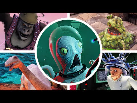 The Deadly Tower of Monsters - All Bosses + Ending