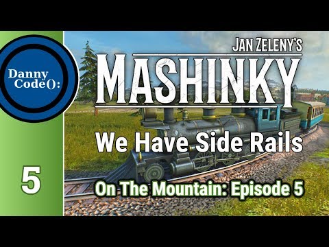 Mashinky: The Mountain Ep 5 - We Have Side Rails! [Gameplay - Signal Tutorial - Let's Play]