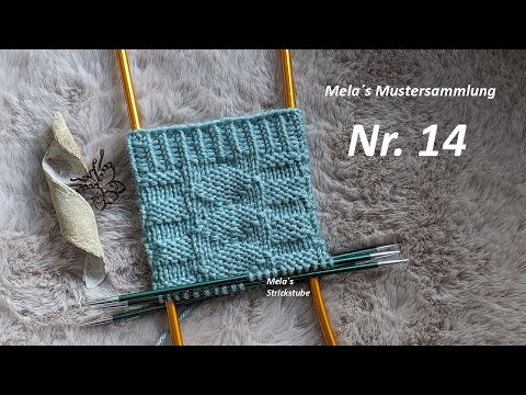 Sock pattern no. 14 - Pattern knitted in rounds / knit/purl pattern / knitting sock pattern