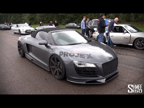 PROJEX Audi R8 V8 Spyder mit Quicksilver Super Sportauspuff – Vmax200