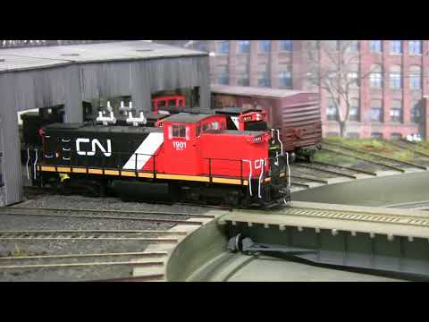 Rapido Trains GMD1 at Chalk River MPD