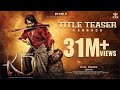 KD OFFICIAL TRAILER Dhruva Sarja Sanjay Dutt Kd Movie Trailer Kd Dhruva Sarja