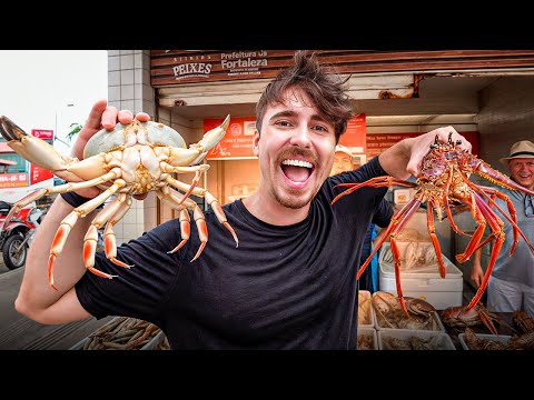 UM DIA INTEIRO COMENDO FRUTOS DO MAR NO MERCADO DO PEIXE DE FORTALEZA