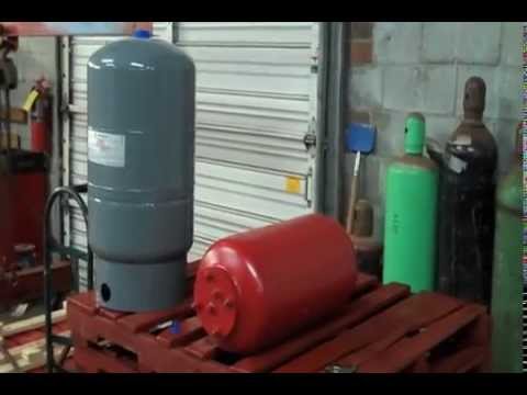 Expansion Tank Installation how to Charge a bladder diaphragm Amtrol extrol air pressure install
