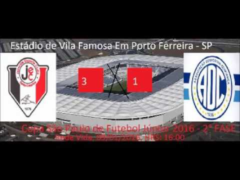Copa São Paulo de Futebol 2016 Joinville Sc 3 x 1 Confiança Se