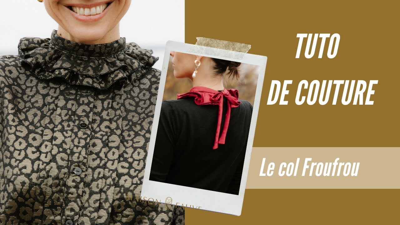 Patron couture gratuit col Froufrou / PDF à télécharger