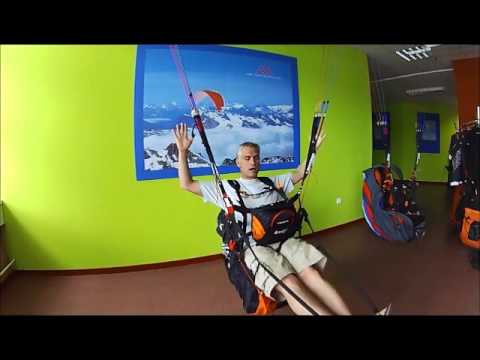 MAC PARA Levity Light Weight Reversible Paragliding Harness