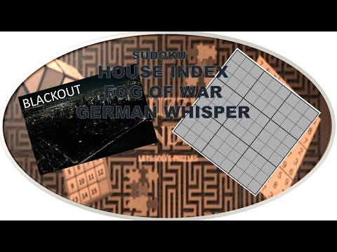 SUDOKU: New Rule Set House Index + Fog of War (English) Medium
