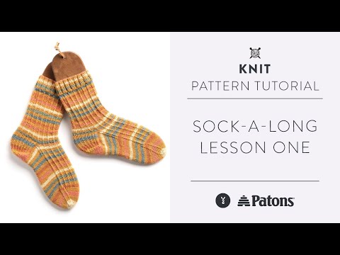 Knit Socks | Lesson 1: Cuff & Leg with DPNs | Patons Sock-A-Long