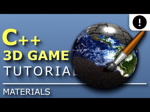C++ 3D Game Tutorial 24: Creating 3D Engine - Materials