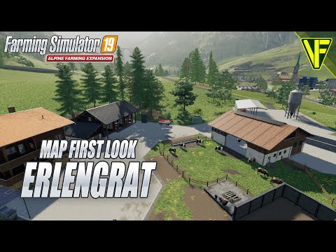Erlengrat | Farming Simulator 19 Alpine Farming DLC Map 1st Look