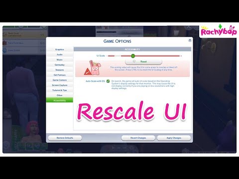 Steam Community :: Video :: How to RESCALE the UI in The SIMS 4