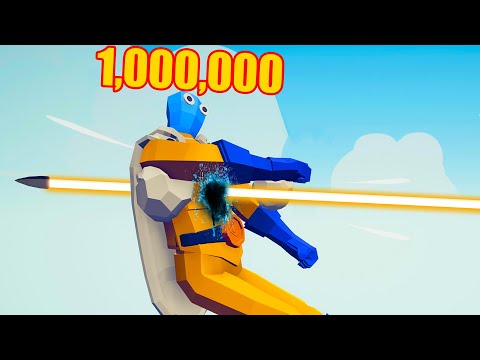 1000000 DAMAGE QUICK DRAW vs EVERY UNIT - TABS Totally Accurate Battle Simulator